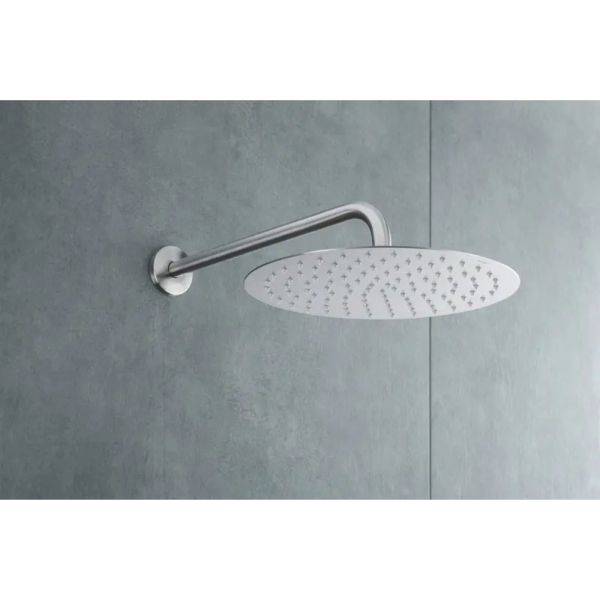 Duravit Kopfbrause rund 30cm, edelstahl gebürstet