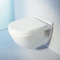 Duravit Starck 3 Wand-WC 54x36,5cm, oval, HygieneGlaze, weiß 2200092000 1