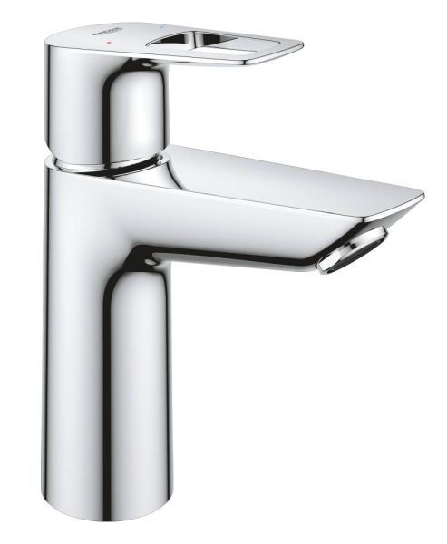 Grohe BauLoop Einhand-Waschtischbatterie M-Size mit Push-Open Ablaufgarnitur, chrom 23886001