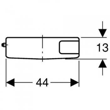 Geberit AP-Spülkasten AP127, Spül-Stopp-Spülung, weiß