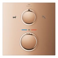 Vorschau: Grohe Allure Thermostat-Wannenbatterie mit integrierter 2-Wege-Umstellung