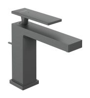 hansgrohe Tecturis E Waschtischarmatur 110 EcoSmart+,Zugstangen-Ablaufgarnitur, brushed black chrome