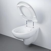 Vorschau: Grohe Bau Keramik Wand-Tiefspül-WC spülrandlos, weiß