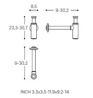 Vorschau: Cosmic Compact/Fancy/The Grid/The Grid Evo Siphon, schwarz matt