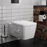 Hansgrohe EluPura Q Wand-WC Set spülrandlos mit WC-Sitz mit SoftClose, SmartClean, weiß 61117450