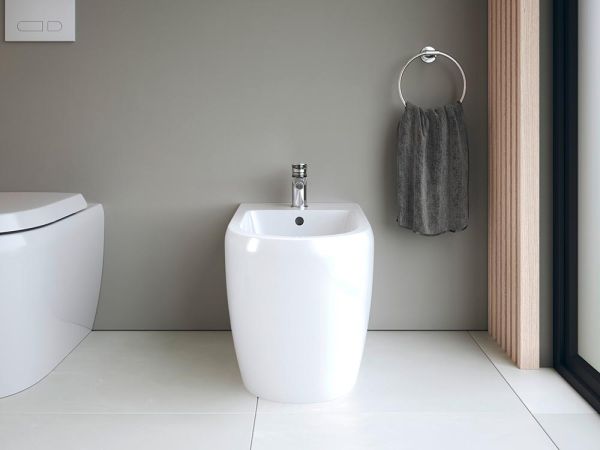 Duravit Qatego Stand-Bidet 60cm, HygieneGlaze, weiß 2263102000