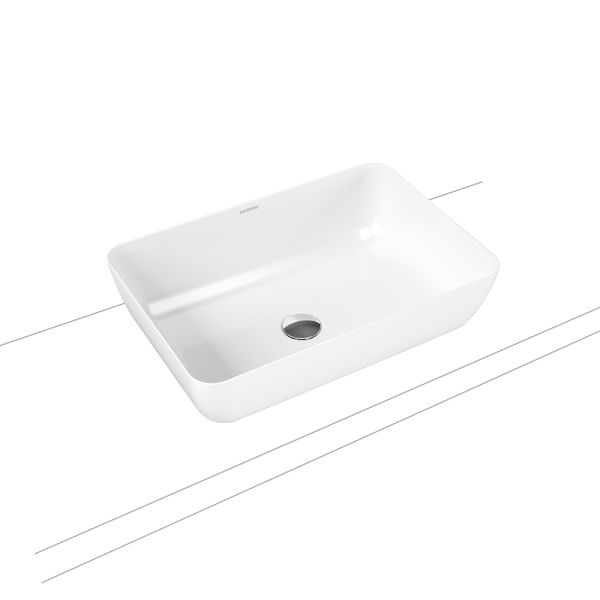 Kaldewei Cayono Waschtisch-Schale 52x35,5cm Mod. 3188, weiß
