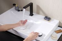 Vorschau: Hansgrohe Xelu Q Waschbecken 80x48cm, Ablage rechts & Hahnloch für Bedienelement, SmartClean, weiß