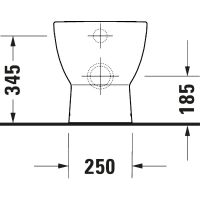 Vorschau: Duravit D-Code Stand-WC rimless Set mit SoftClose WC-Sitz 57x37cm, weiß