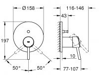 Vorschau: Grohe Concetto Einhand-Wannenbatterie, chrom