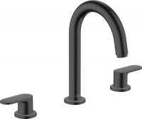 Hansgrohe Vernis Blend 3-Loch Waschtischarmatur schwarz matt 71553670