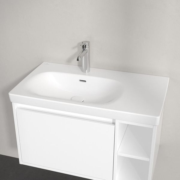 Villeroy&Boch Skyla Waschtisch 80x46cm, Ablagefläche rechts