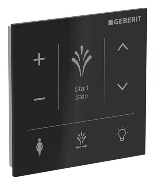 Geberit Wandbedienpanel für Geberit AquaClean Sela schwarz/Glas