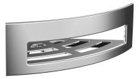 Vorschau: emco system 2 Eckwandkorb, abnehmbar, chrom 354500124