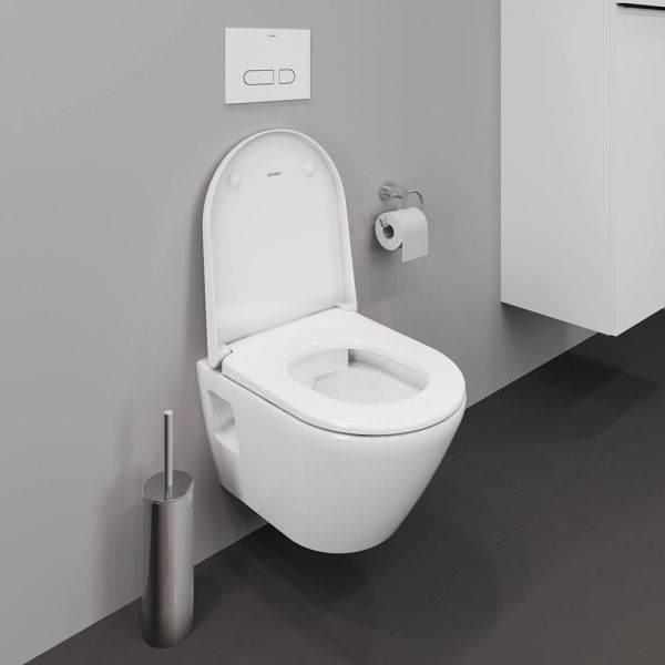 Duravit D-Neo Wand-WC 48x37cm, rimless, WonderGliss, weiß 25870900001