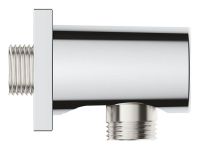 Vorschau: Grohe Rainshower Wandanschlussbogen mit eckiger Rosette