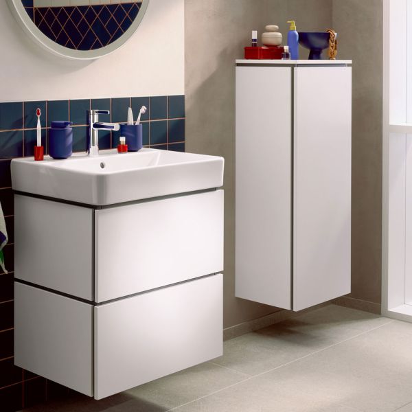 hansgrohe Xilesa E Unterschrank 58x47cm für Waschtisch, 2 Schubkästen mit Push-Open