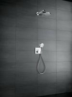 Vorschau: Hansgrohe Raindance Select S 300 2jet Kopfbrause mit Brausearm, 39cm, weiß/chrom