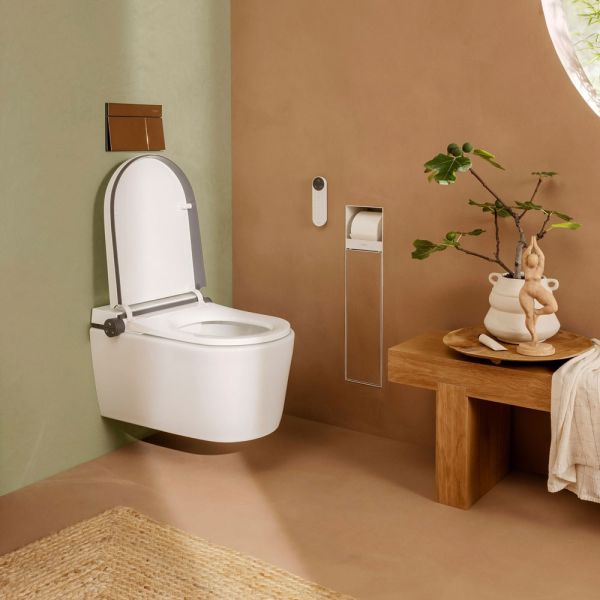 hansgrohe iFrame Element E Betätigungsplatte, eckig, für 2-Mengen-Spülung