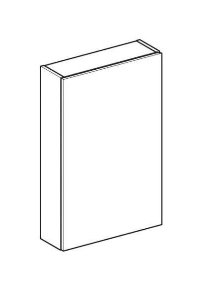 Geberit iCon Hängeschrank mit 1 Tür, rechteckig, Breite 45cm-1