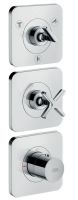 Axor Citterio E Thermostatmodul Unterputz für 3 Verbraucher, mit 3 Einzelrosetten