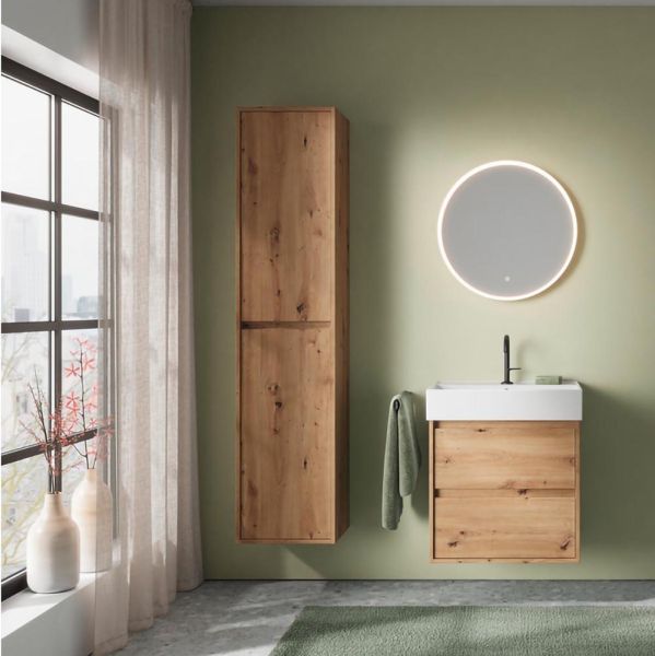 Burgbad Devio Hochschrank 176x40cm, Türanschlag links, eiche dekor urban HSZZ040