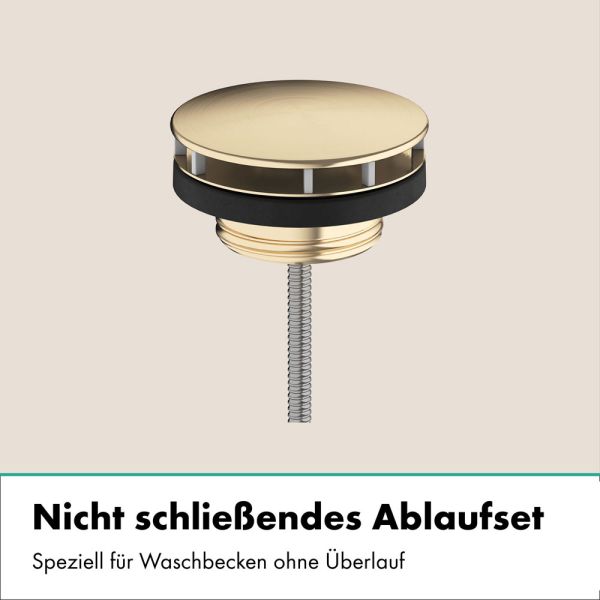 hansgrohe Vivenis Waschtischarmatur 19,2 cm Unterputz Wandmontage, brushed bronze