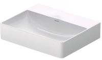 Duravit DuraSquare Waschtisch rechteckig 50x40cm, ohne Hahnloch, geschliffen, weiß