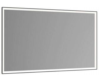 Keuco Royal Lumos Lichtspiegel mit Spiegelheizung, schwarz-eloxiert, 140x65cm