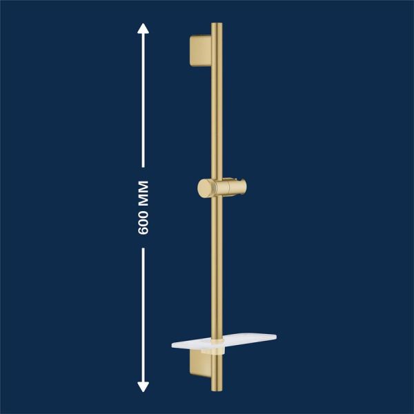 Grohe Rainshower SmartActive Brausestange 60cm, cool sunrise gebürstet