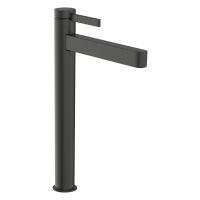 hansgrohe Finoris Waschtischarmatur 260 für Waschschüsseln mit Push-Open Ablaufgarnitur, brushed black chrome 76070340