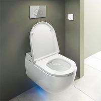 Vorschau: Kludi Cleantronic Spiralflush-Wand-Dusch-WC 62,5cm für Smart Bidet-Modul, weiß 16WCW0043