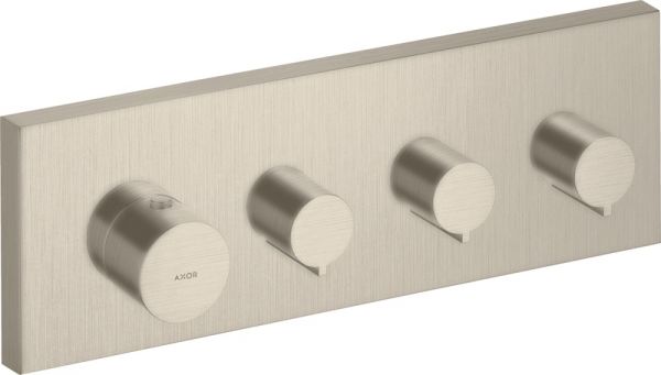 Axor ShowerSolutions Thermostatmodul 360120 Square Unterputz, für 3 Verbraucher, eckig brushed nickel 10751820
