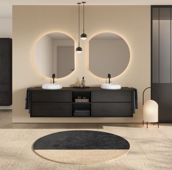 Burgbad Uomo LED-Spiegel 100cm mit Spiegelheizung