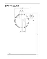 Vorschau: Alape LED-Spiegel Ø60cm, umlaufend, mattschwarz pulverbeschichtet SP.FR600.R1