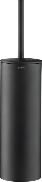 Duravit D-Code Toilettenbürstengarnitur bodenstehend, schwarz matt