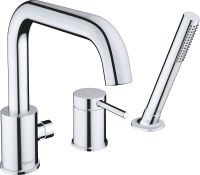 Duravit Circle 3-Loch Wannenarmatur rund, chrom CE5260000010
