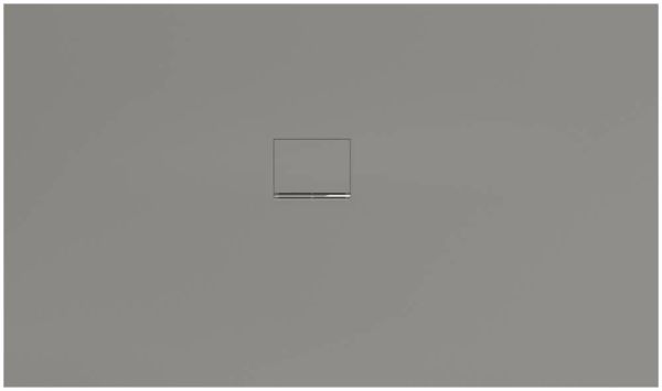 Villeroy&Boch Squaro Infinity Quaryl®-Duschwanne, Eckeinbau links gegen Wand, 170x100cm grey UDQ1710SQI2LV-3S