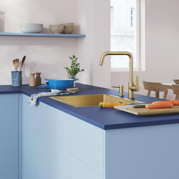 Grohe Start Küchenarmatur, U-Auslauf, cool sunrise gebürstet 30470GN0