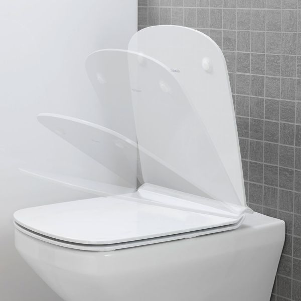 Duravit DuraStyle WC Set mit WC-Sitz spülrandlos 45510900A1