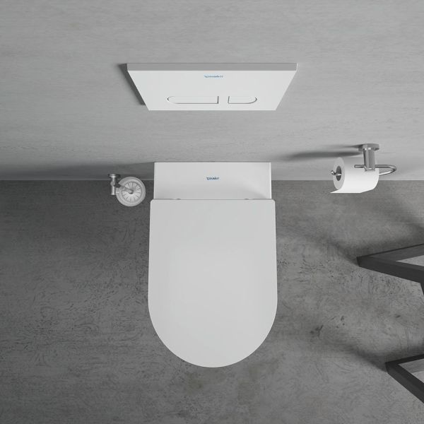 Duravit ME by Starck WC-Sitz ohne Absenkautomatik, weiß weiß seidenmatt 0020012600 1