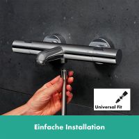 Vorschau: Hansgrohe Ecostat Fine Wannenthermostat Aufputz