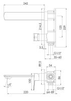 Vorschau: Steinberg Serie 342 Waschtisch-Wand-Einhebelmischer