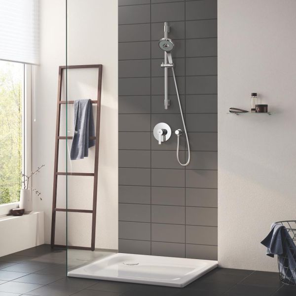 Grohe Lineare Einhand-Brausebatterie, rund