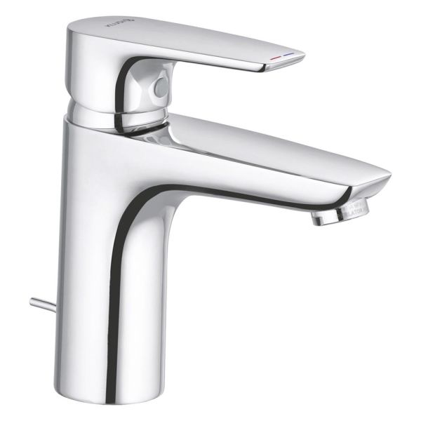 Kludi Pure&Solid Waschtisch-Einhandmischer 100 mit Ablaufgarnitur, chrom 342900575