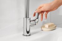 Vorschau: Grohe Euroeco Einhand-Waschtischbatterie L-Size mit Ablaufgarnitur, chrom