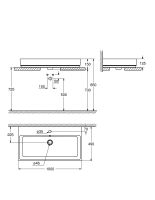 Vorschau: Grohe Cube Keramik Aufsatzwaschtisch 100x49cm, weiß PureGuard