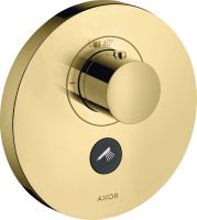 Vorschau: Axor ShowerSelect Thermostat Highflow Round Unterputz, 1 Verbraucher, mit zusätzlichem Abgang polished brass 36726930