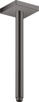 Axor ShowerSolutions Deckenanschluss 30cm eckig, brushed black chrome 26438340