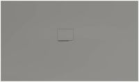 Vorschau: Villeroy&Boch Squaro Infinity Quaryl®-Duschwanne, Eckeinbau links gegen Wand, 170x100cm grey UDQ1710SQI2LV-3S